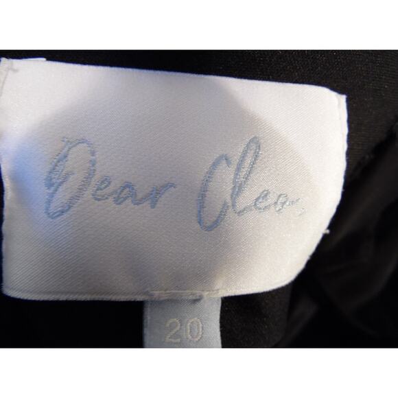 Dear Cleo Layla Dress Womens Size 20 Black Formal Wedding Homecoming EUC - Picture 5 of 16